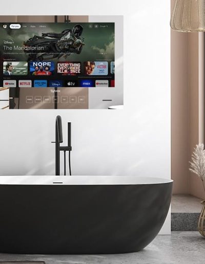 Televisor para Baño con acabado Espejo